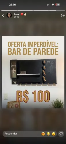 Vendo Bar de parede 
