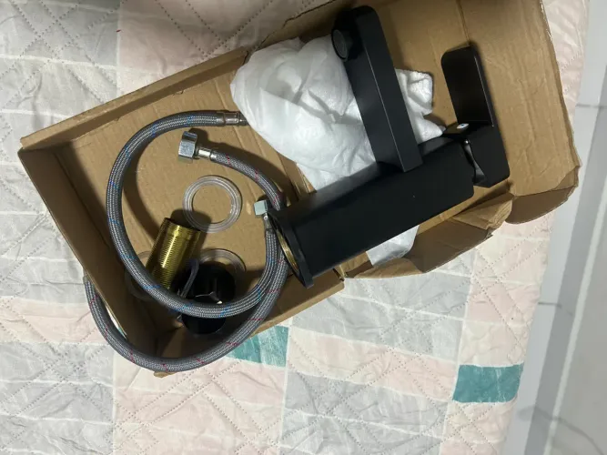 Torneira Banheiro De Aço Inoxidável Para Bancada Mista De Água Quente E Fria