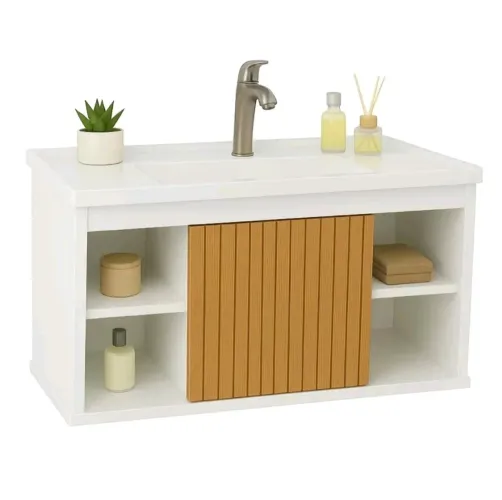 Gabinete Banheiro + Pia Cuba NOVO LACRADO na Caixa 59cm