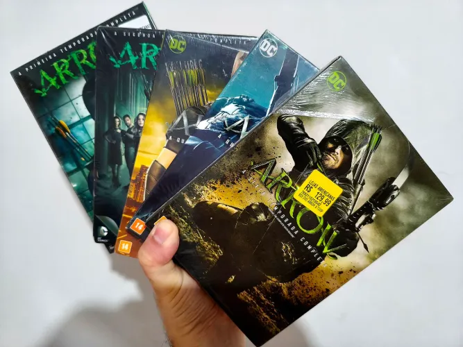 Arrow - Temporadas 1, 2, 4, 5 e 6 - DVD - Lacradas