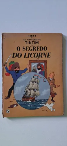 hq aventuras de tin tin o segredo do licorne capa dura 1970 usado