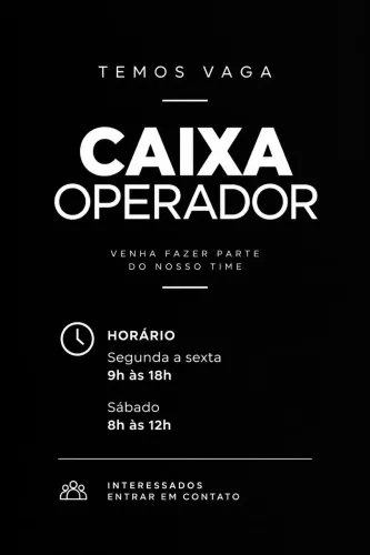 VAGA DE EMPREGO