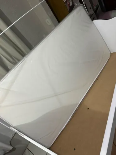 Berço Peroba Clara + Colchão novo