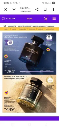 Fragrâncias  Hinode 