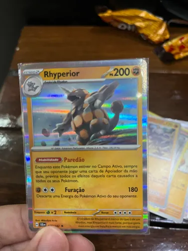 Rhyperior Holo 076/142 - Stellar Crown - Pokémon TCG