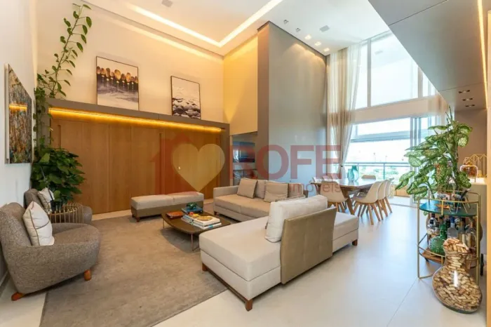 Nova York Penthouse 185 m² Andar Alto com 3 Suítes, + sala tv + adega, 3 Vagas no Condomín
