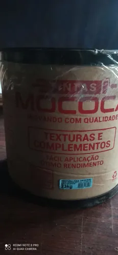 7 barricas Textura fina fácil aplicação para acabamentos. Valor por barrica. Int/Ext