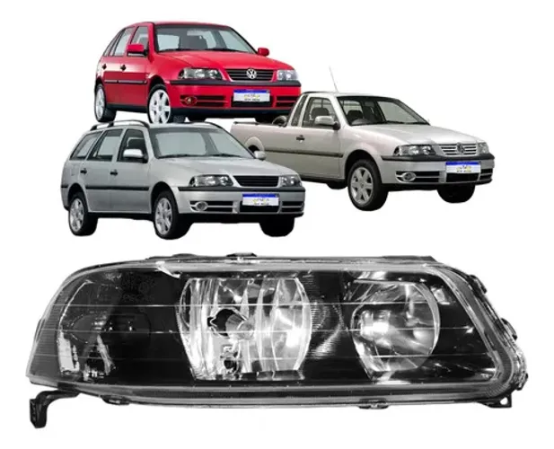 Farol Volkswagen Gol Saveiro Parati G3 1999 2000 A 2005 Ld Direito