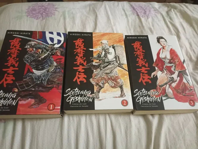 Coleção completa pipoca e nanquim Hiroshi Hirata em 3 volumes