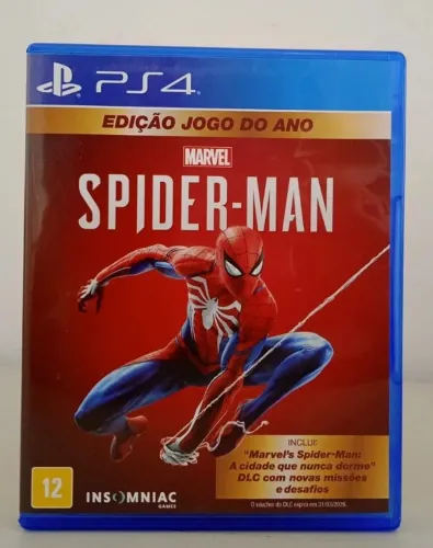 Spider man PS4 mídia física