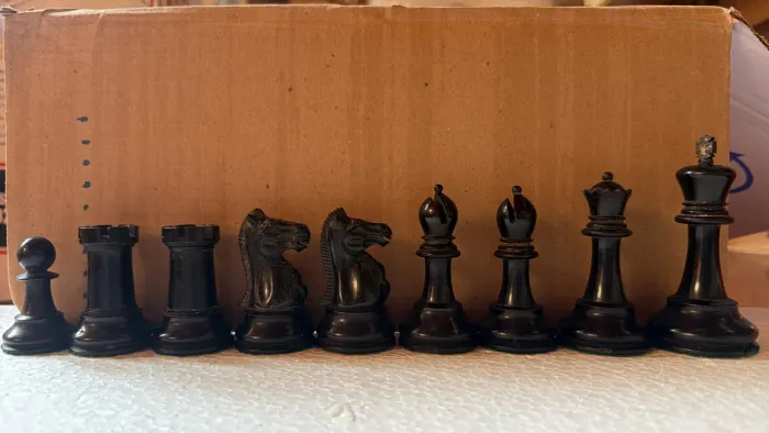 Jogo de xadrez Jaques Staunton Size Marshall Chess Set