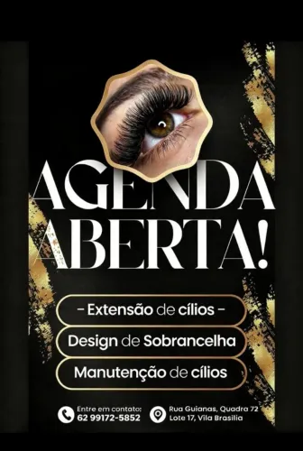 Cílios e sobrancelha