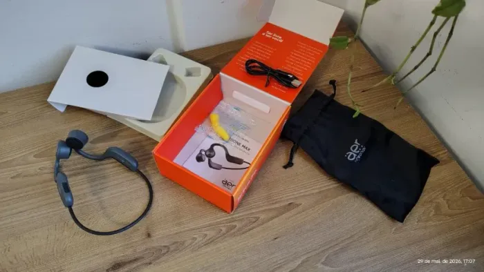 Fone de condução óssea geonav aerbone max