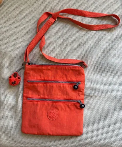Bolsa Kipling Laranja Transversal