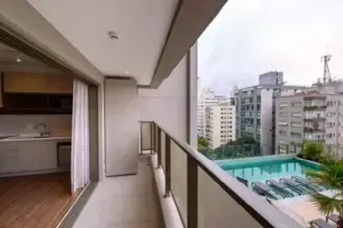 Apartamento (semi mobiliado) locação com 42m2 com 1 dormitório em Higienópolis - São Paulo