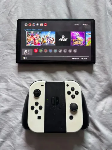 nintendo switch oled (troco em xbox ou em switch 2 com volta minha)
