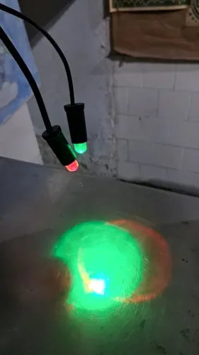 Iluminação para fontes e aquários 2 cabos com lâmpada