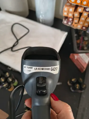 Leitor de Código de Barras Multilaser GA217 USB - Funcionando