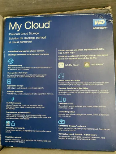 Hd wd my cloud 2tb