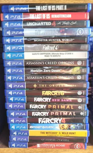 Lote de 20 jogos PS4