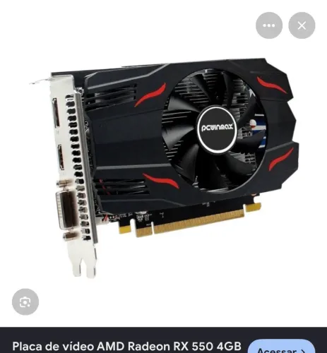 Rx550 troco em uma melhor e dou volta em dinheiro