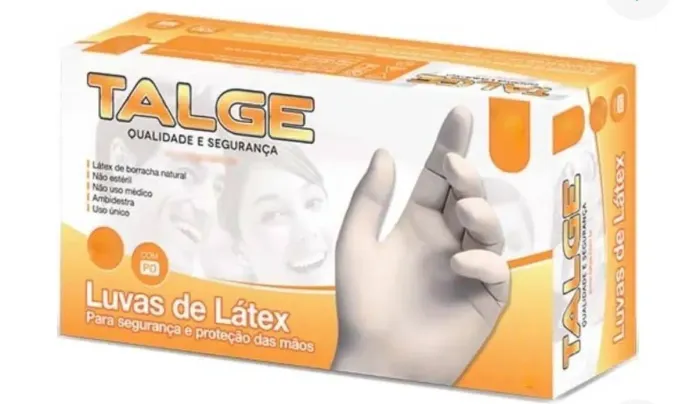 Luvas látex todos os tamanhos