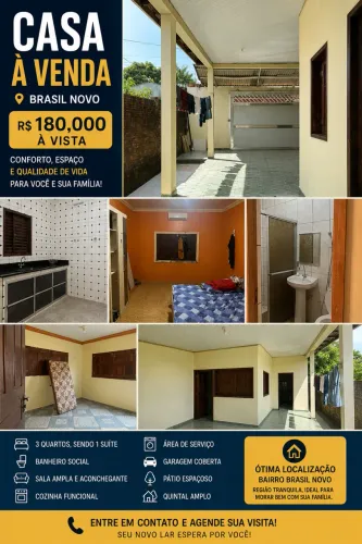 Casa a venda no Brasil novo