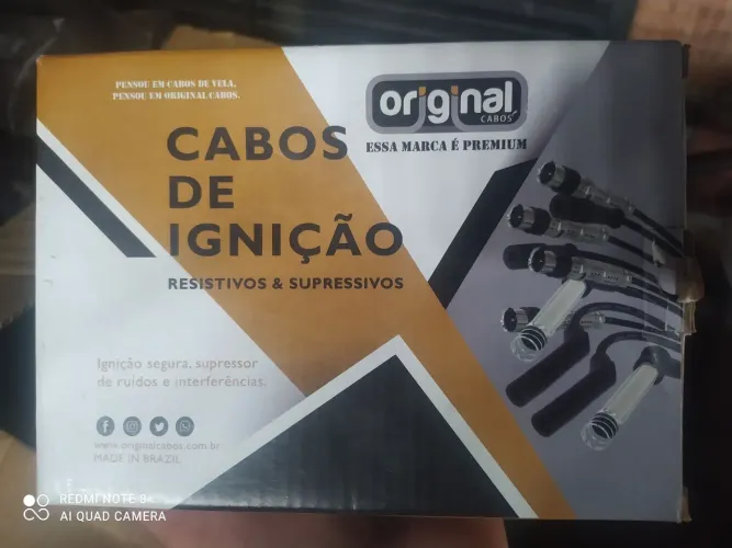 Cabos de vela de silicone opala 4cil