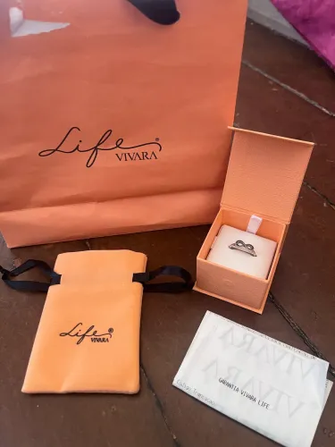 Anel Vivara Original Life Enigma Infinito Duplo - Prata 925 | Aro 16
