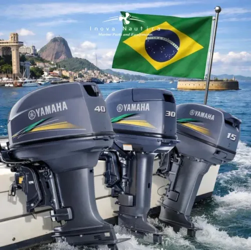 Motor Yamaha 15HP, 30HP e 40 HP  - Motor de Popa