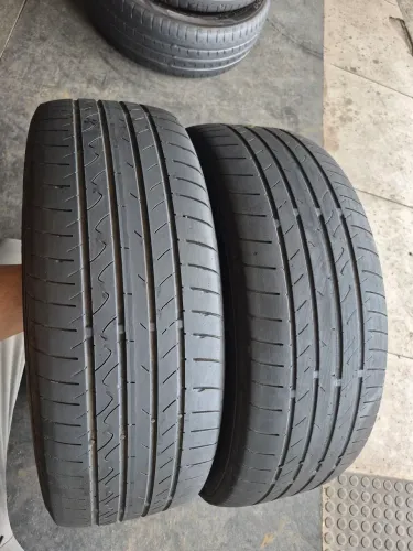2 pneus 195/55/16 continental original não reaberto (340 em 3× no ct