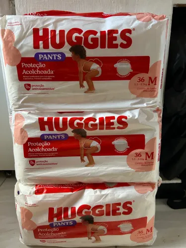 Fralda Huggies shortinho 