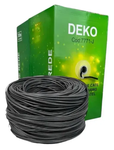 Caixa Cabo de Rede Cat6 100% Cobre Homologado