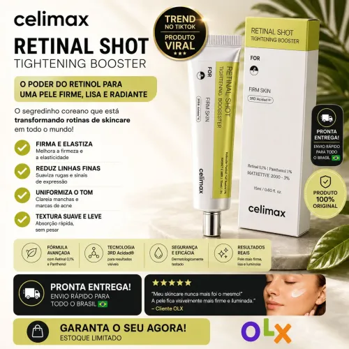 Celimax Retinal Shot Original | Skincare Coreano Premium Pronta Entrega | Produto Viral 