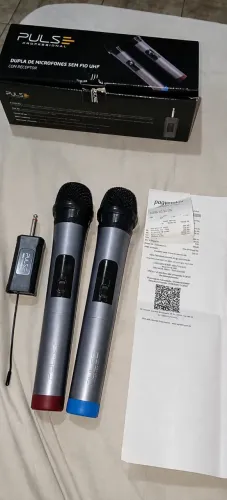 Microfone profissional novo