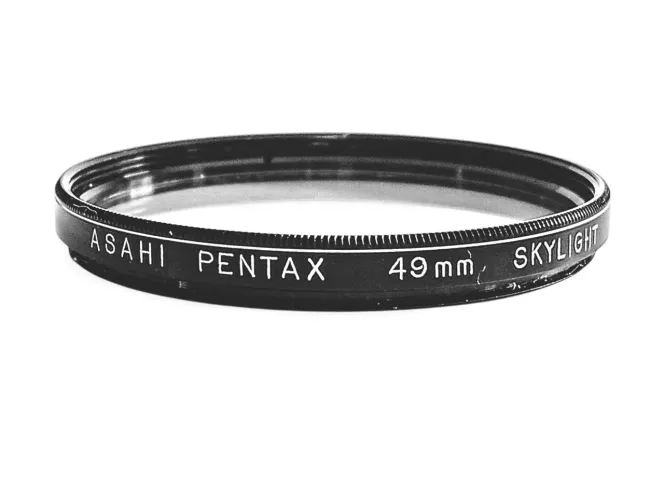 Filtro vintage skylight 49 mm Asshi Pentax