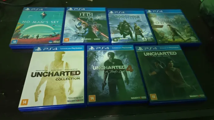 Pack  com 9 jogos ps4 