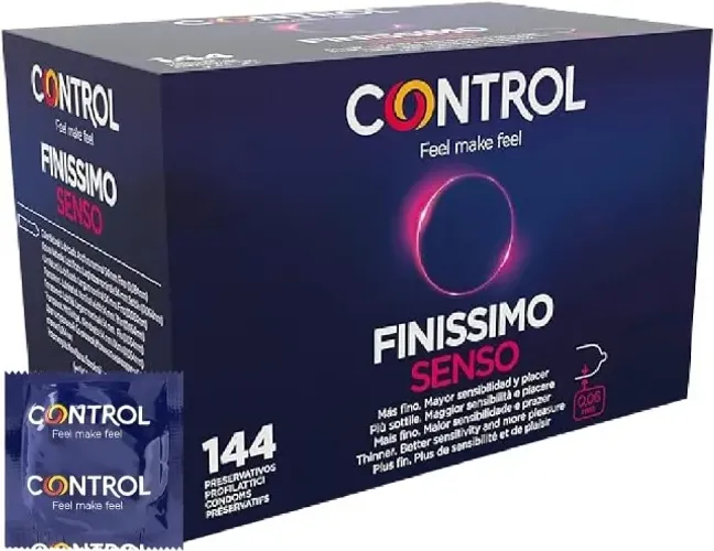 Control Finissimo Senso Camisinha 144 Unidades