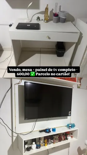 Combo Painel de Tv + Mesa