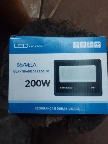Refletor LED 200W Super LED IP67 - 96 LEDs Novo - Aceito Proposta 