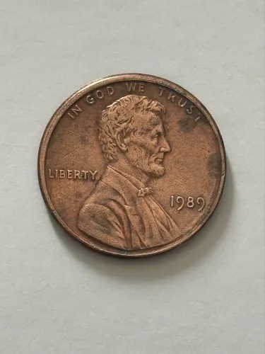Moeda Americana 1 Centavo De Dólar 1989 Lincoln