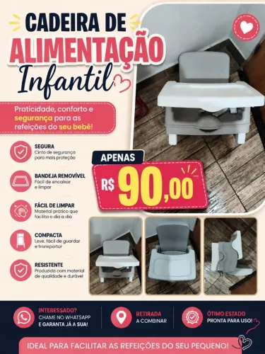 Vendo Cadeira de alimentação infantil