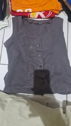 Blazer cinza feminino - Usado Excelente