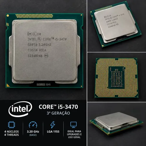 ? PROCESSADOR INTEL CORE i5-3470 - 3ª GERAÇÃO<br>