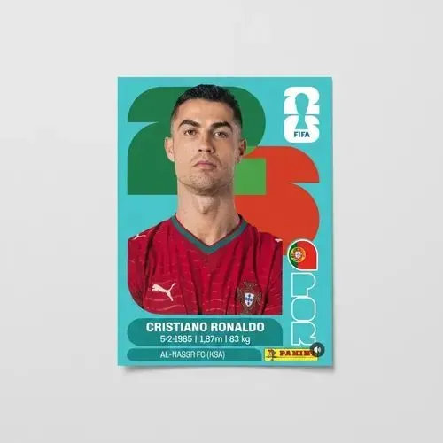 Figurinha Cristiano Ronaldo copa 2026