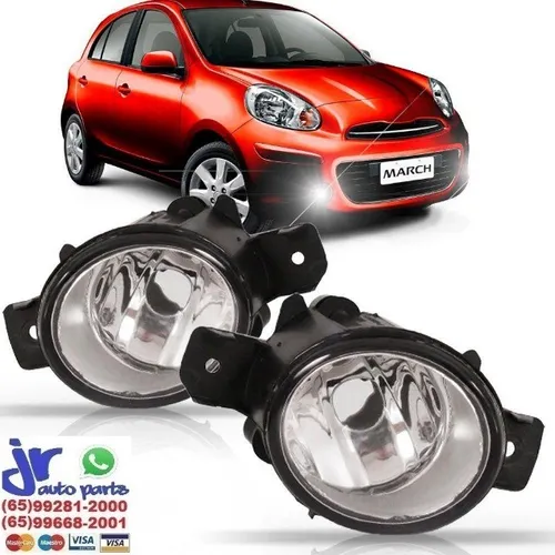 Par de Farol de Milha March 2011 2012 2013 2014 2015 2016 2017 Auxiliar Neblina
