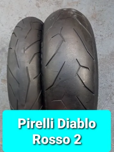 Pneus Pirelli Diablo rosso 2 hornet bandit srad cbr r1