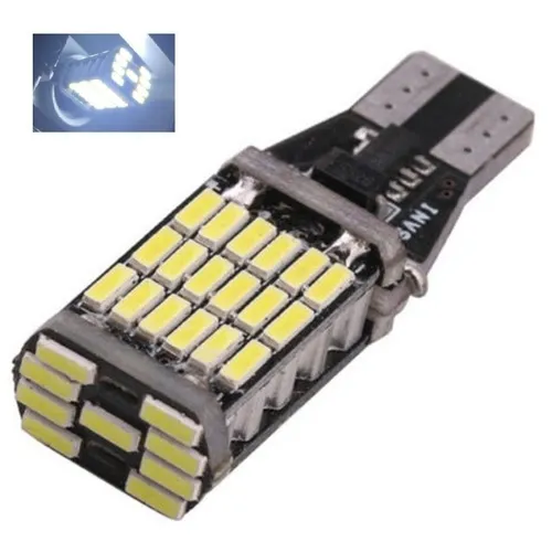 Lampada Led T15 Ré Cambus 45 Canceller W16w Branco 12v - Unidade
