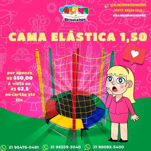 Cama Elástica 1.50M