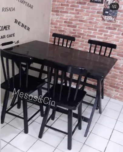 Jogo de mesa e cadeira entrego